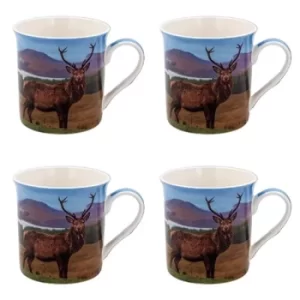 Image of new wildlife stag mug set 4