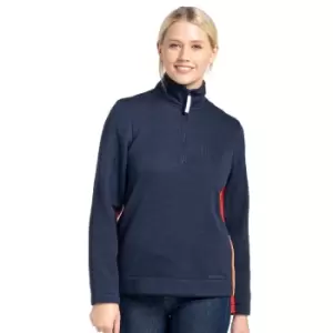 Image of Craghoppers Womens Pinalla Half Zip Knitlook Fleece Jacket 8 - Bust 32' (81cm)