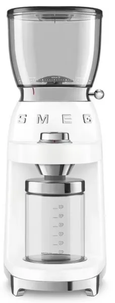 Image of Smeg Retro 50s CGF11WHUK Electric Coffee Grinder