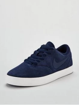 Image of Nike SB Check Suede Junior Navy Size 5