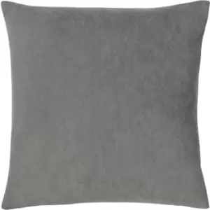 Image of Kobe Velvet Cushion Grey - Grey - Furn.