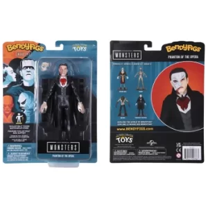Image of Noble Collection Universal Monsters The Phantom of the Opera BendyFig 7.5" Action Figure