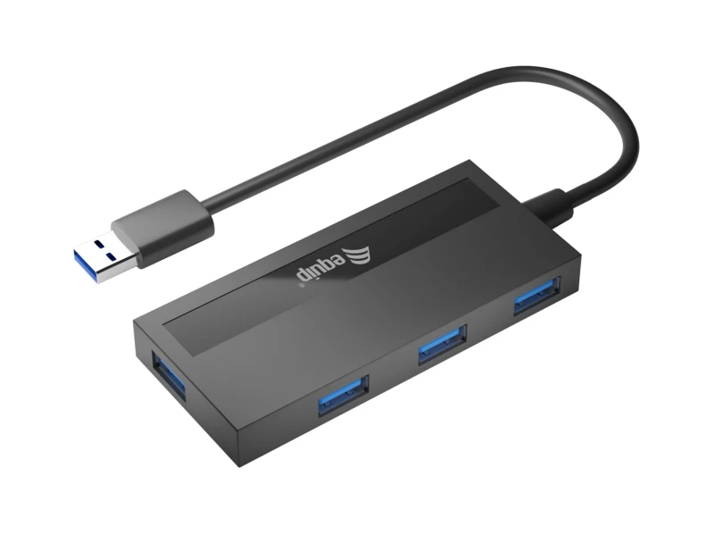 Image of Equip 4-Port USB 3.0 Hub with USB-C Adapter