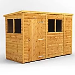 Image of Power Garden Shed 104PP Golden Brown 10x4