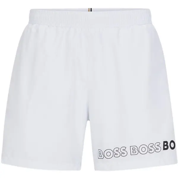 Image of Boss Dolphin Swim Shorts - White M