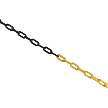 Image of 10MM X 25M Yellow & Black Chain Pack