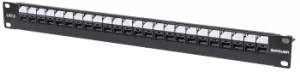 Image of Intellinet Patch Panel, Cat6, UTP, 24 Port, 1U, Locking Function,...