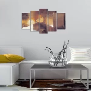 Image of 5PMX-036 Multicolor Decorative MDF Painting (5 Pieces)