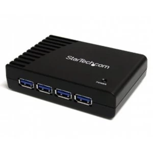 Image of StarTech 4 Port Black SuperSpeed USB 3.0 Hub