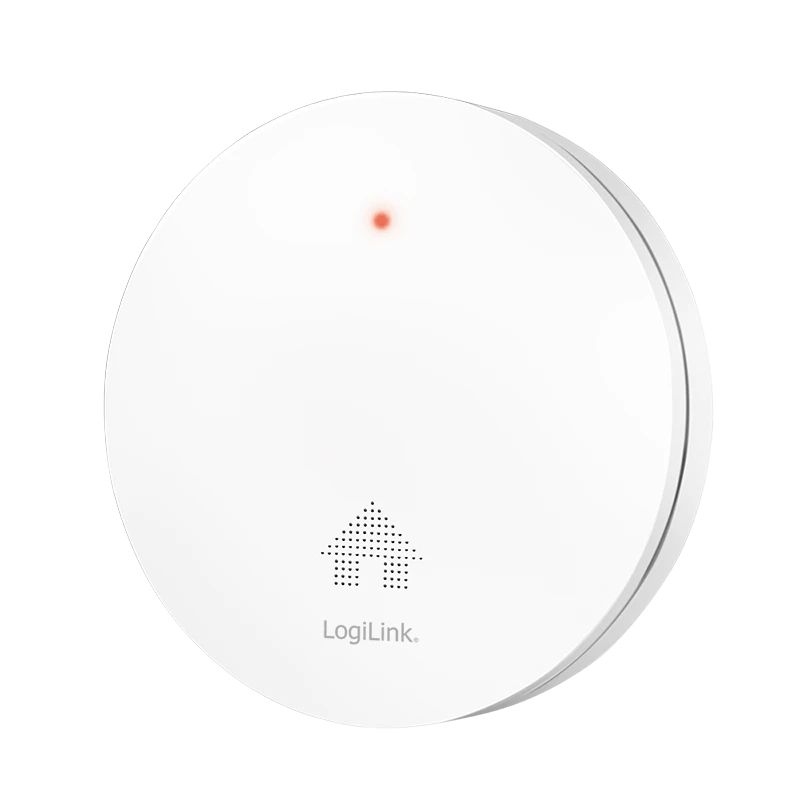 Image of LogiLink Smoke Detector. 10 years. with VdS aproval. ultraflat design