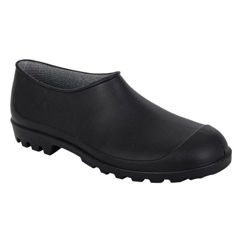 Image of StormWells Mens Gardener II Garden Clogs in Black Size: 4 Black Male 4