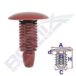 Image of ROMIX Clip, trim-/protection strip C60523