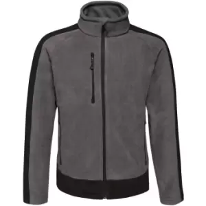 Image of Regatta Mens Contrast Quick Dry Workwear Fleece Jacket S - Chest 37-38' (94-96.5cm)