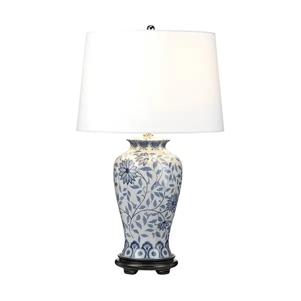 Image of Elstead Elstead Ying Table Lamp - Blue, White