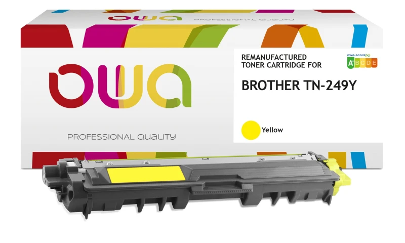 Image of Armor Armor OWA K16541OW toner cartridge Compatible Yellow TN249Y-OWA