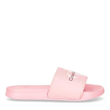 Image of Calvin Klein Jeans Childs Monogram Slides - Pink