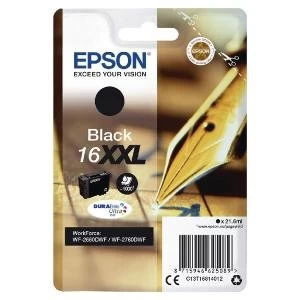 Image of Epson Pen and Crossword 16XXL Black Ink Cartridge