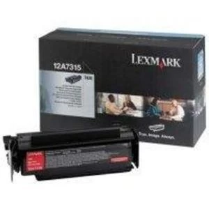 Image of Lexmark 12A7315 Black Laser Toner Ink Cartridge