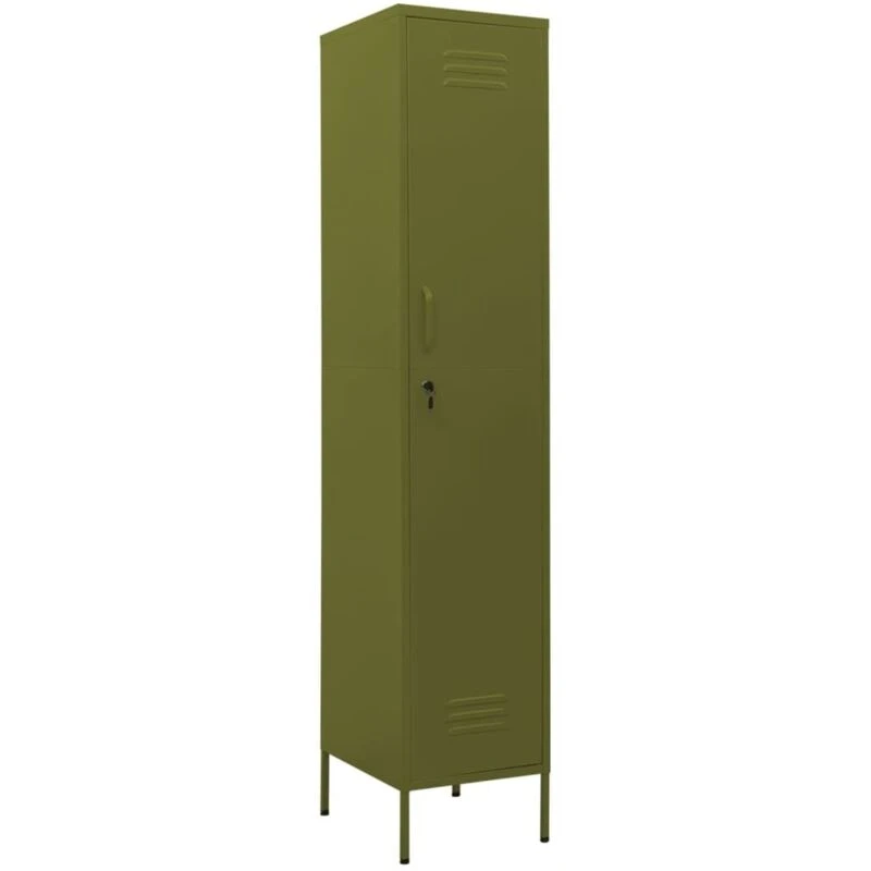 Image of VIDAXL Locker Cabinet Olive Green 35x46x180cm Steel Vidaxl 8720286565643