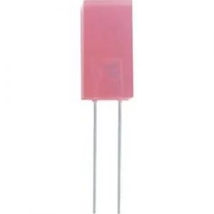 Image of LED wired Green Square 5 x 5mm 5 mcd 11