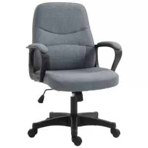 Image of Vinsetto Office Chair With Massage 360° Swivel Chair Adjustable Height Grey