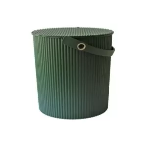 Image of Omnioutil Storage Bucket & Lid Small Dark Green