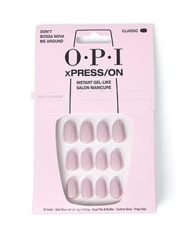 Image of OPI xPRESS/ON French Press Press on Nails for Gel-Like Salon Manicure - Don't Bossa Nova Me Around