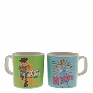 Image of Woody and Bo Peep (Toy Story) Bamboo Mug Set