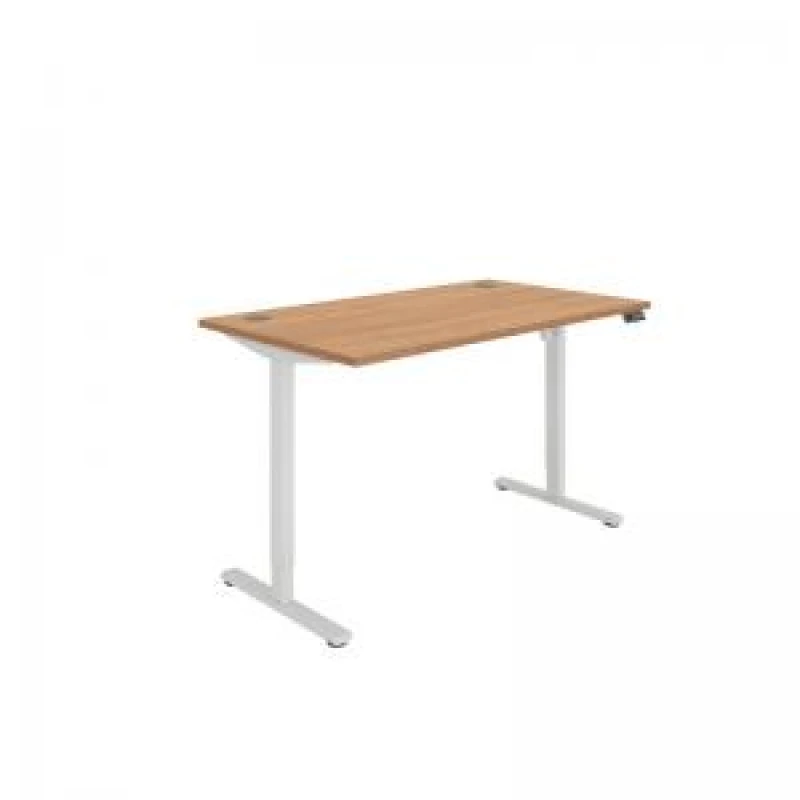 Image of Polaris Single Motor Sit/Stand Desk 1400x800 Beech/White KF800089