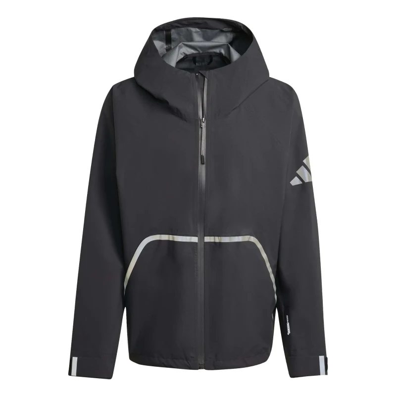 Image of Adidas Waterproof jacket with zipped hood adidas Myshelter Climaproof Noir Male L