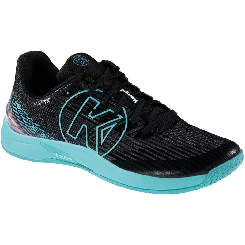 Image of Kempa ATTACK TWO 2.0 Black/Aqua unisex 10 (45)