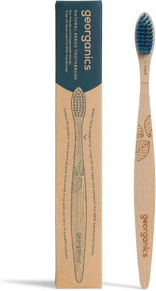 Image of Georganics Beechwood Soft Toothbrush