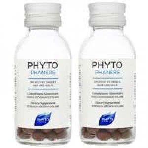 Image of PHYTO PHYTOPHANERE Dietary Supplement For Beautiful Hair and Nails 2 x 120 Capsules (240 Capsules For The Price of 120)