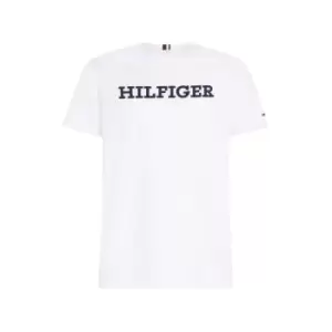 Image of Tommy Hilfiger Monotype Embro Graphic Tee - White