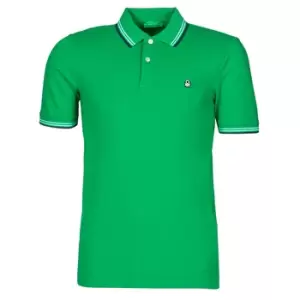 Image of Benetton, Short Sleeve Stretch Cotton Polo, taglia S, Green, Men