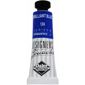 Image of Daler-Rowney 136005124 Designers' Gouache Paint 15ml Brilliant Blue