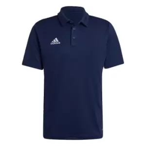 Image of adidas Entrada 22 Polo Shirt Mens - Team Navy Blue 2