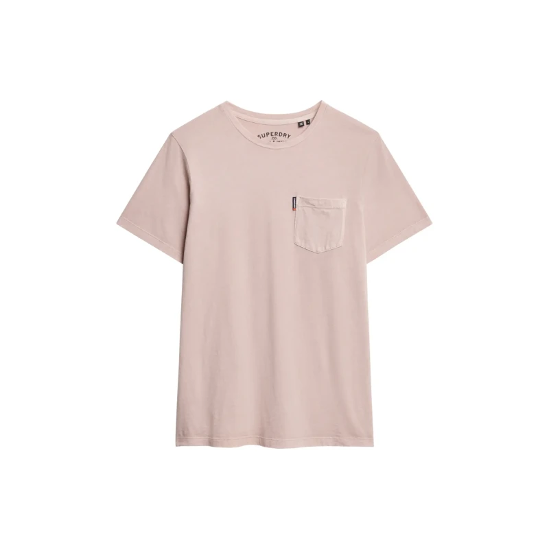 Image of Superdry T-Shirt with pocket Superdry Classic Essential Rose Male M
