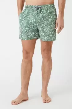 Image of Khaki Floral Swim Short