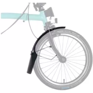 Image of Brompton Front Mudgaurd Blade & Flap - Black