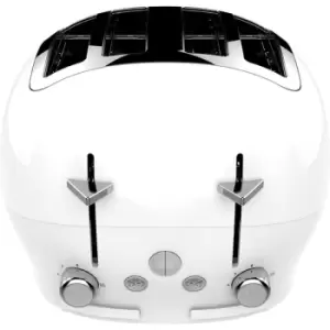 Image of The Funky Appliance Company FT01WHITE 4 Slice Toaster