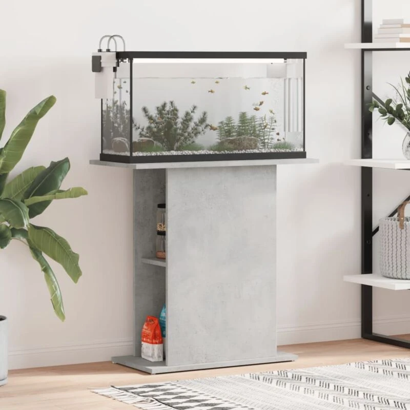 Image of VIDAXL Aquarium Stand Concrete Grey 75x36x72.5cm Engineered Wood Vidaxl 8720845418533