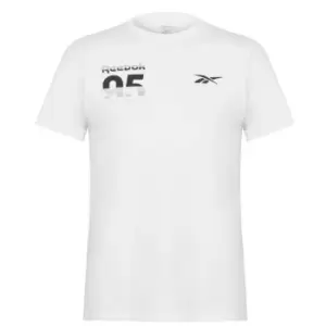 Image of Reebok MYT Graphic T Shirt Mens - White