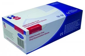 Image of Handsafe P/f Vinyl Gloves M Pk100 Clear