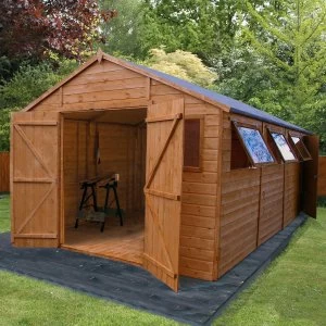 Image of Mercia Pressure Treated Shiplap Apex Workshop - 20 x 10ft