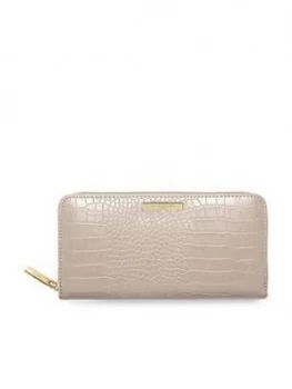 Image of Katie Loxton Celine Large Croc Purse - Oyster