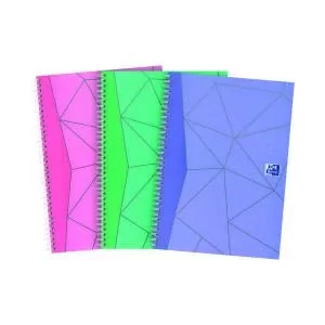 Image of Oxford My Notes Wirebound Notebook 200 Pages A4 Pack of 3 400155748