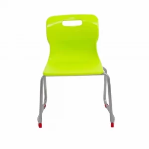 Image of TC Office Titan Skid Base Chair Size 4, Lime