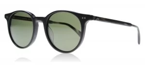 Image of Oliver Peoples Delray Sun Sunglasses Matte Black 1465P1 Polariserade 48mm