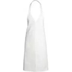 Image of Bullet Verona V Neck Apron (One Size) (White) - White